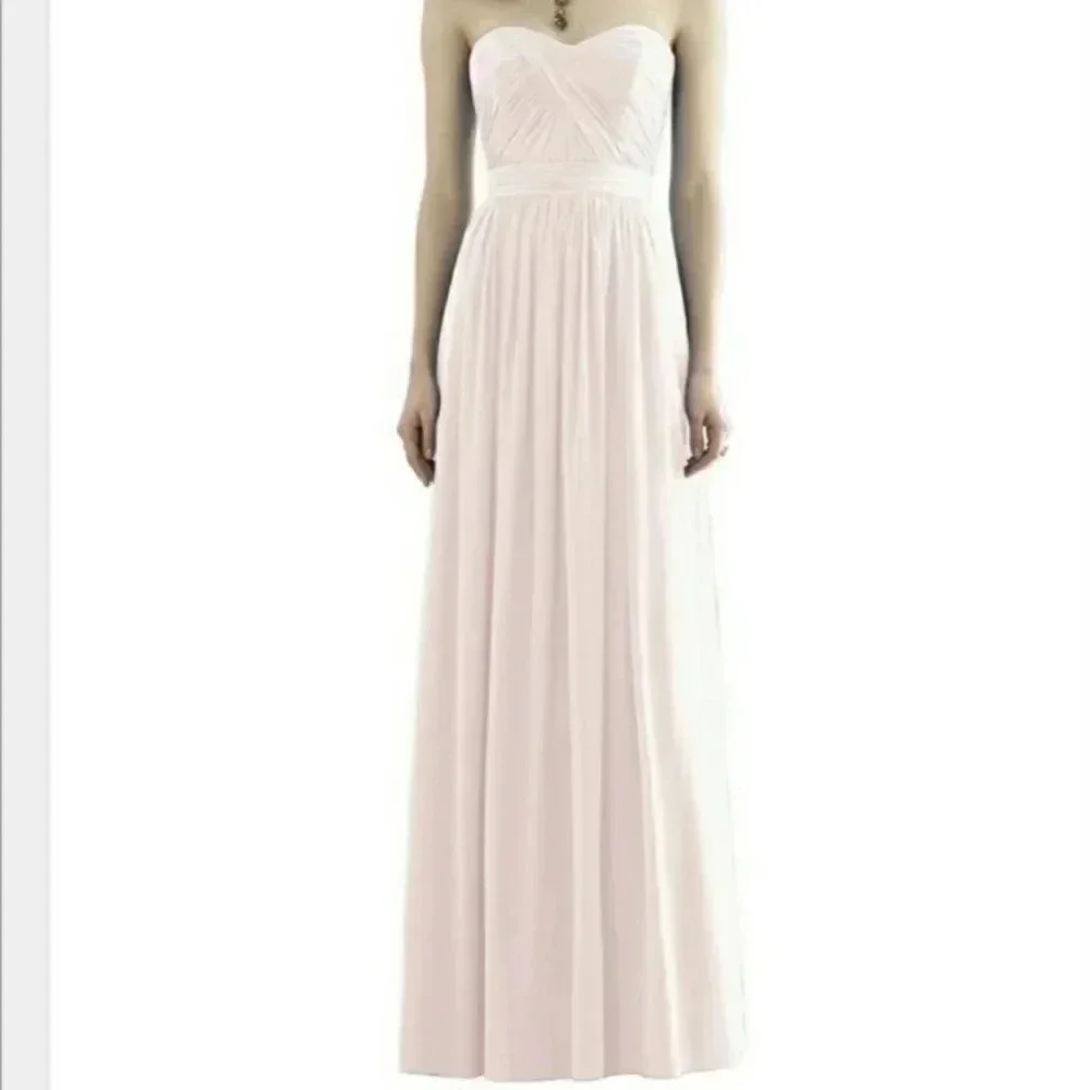 NWT Dessy Collection Style 2942 in Blush Size 10 - Picture 3 of 14